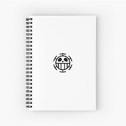 One Piece Law logo Spiral Notebook