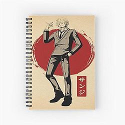 Sanji One Piece Spiral Notebook
