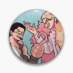 Crocodiles vs. Doflamingo One Piece Pin