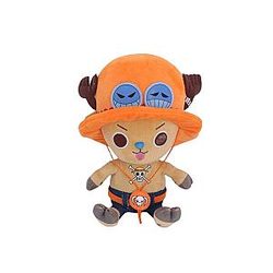 25cm Brown Tony Tony Chopper Sitting Doll One Piece Stuffed Toy Plush