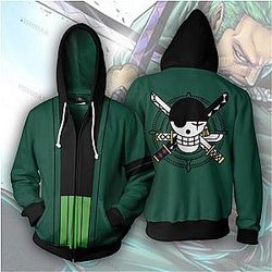 Anime One Piece Skull 3D Print Hoodies