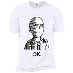 One Punch Man T-shirts - One Punch Man Saitama Ok T-Shirt BS0508