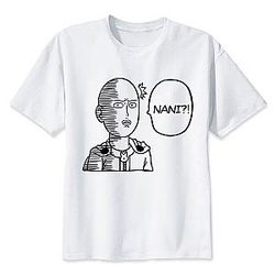 One Punch Man T-Shirts - One Punch Man Saitama Nani T-Shirt BS0508