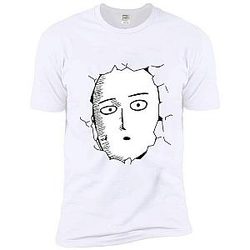 One Punch Man T-Shirts - One Punch Man Saitama Wall T-Shirt BS0508