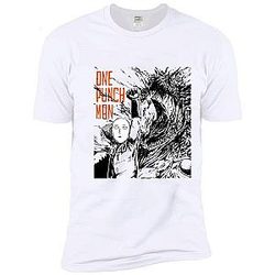 One Punch Man T-Shirts - One Punch Man Saitama Destruction Monster T-Shirt BS0508