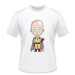 One Punch Man T-Shirts - One Punch Man Saitama Glow Skull T-Shirt BS0508