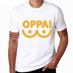 One Punch Man T-shirts - One Punch Man Oppai Geel T-Shirt BS0508