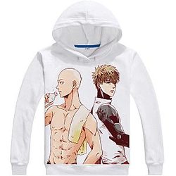 One Punch Man Hoodies - One Punch Man Saitama Genos Locker Room Sweatshirt BS0508