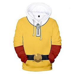 One Punch Man Hoodies - One Punch Man Saitama Costume Sweatshirt BS0508