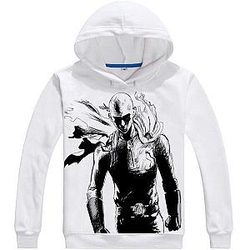 One Punch Man Hoodies - One Punch Man Saitama Torn Cloak Sweatshirt BS0508