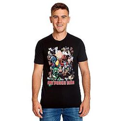 One Punch Man T-Shirts - One Punch Man - Collage T-Shirt black EW0508