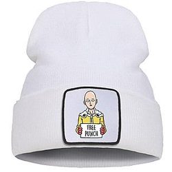One Punch Man Beanies - One Punch Man Saitama Beanie Free Punch BS0508