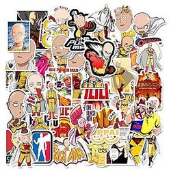 One Punch Man Stickers - 49pcs One Punch Man Waterproof Stickers AM0508