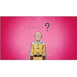 One Punch Man Posters - One Punch Man Saitama Question Poster SA3105