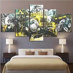 One Punch Man Wall Art - Genos Street Art Painting SA3105