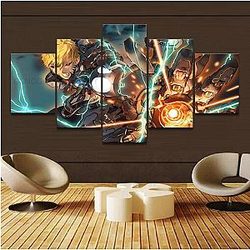 One Punch Man Wall Art -  Genos Fight painting SA3105
