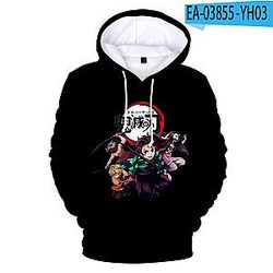 Demon Slayer Hoodie - Printed Unisex Demon Slayer Hoodie