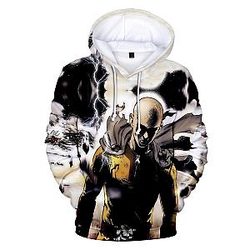 One Punch Man Cappuccini - One Punch Man Saitama Combat Boros Hoodie SA3105