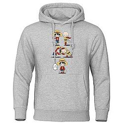 One Punch Man Hoodies - One Punch Man Saitama Fusion Luffy Hoodie SA3105