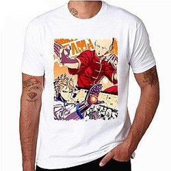 One Punch Man T-Shirt - Saitama & Genos Kung Fu T-Shirt SA3105
