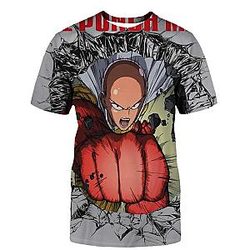 One Punch Man T Shirt - 3D Printed Must-have Abbigliamento T Shirt
