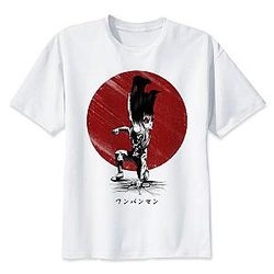 One Punch Man T-Shirts - Saitama T-Shirt hits the ground SA3105