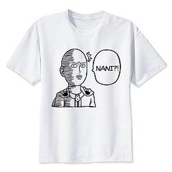 One Punch Man T-Shirts - Saitama Nani T-Shirt SA3105