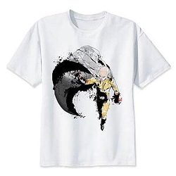 One Punch Man T-Shirts - Saitama Bald Caped T-Shirt SA3105