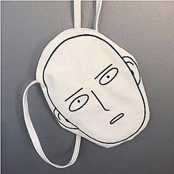 One Punch Man Borse - Nuove borse di tela di tela di Saitama di calvo carino