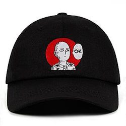 One Punch Man Cappello/Capo - Ricamo Saitama Baseball Cap Unisex Cappello