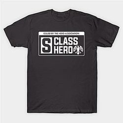 One Punch Man T-Shirts - S Class Here T-Shirt TP2105
