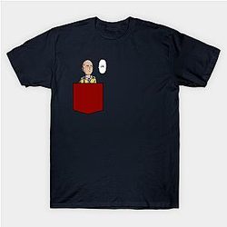 One Punch Man T-shirt - Pocket Saitama! T-Shirt TP2105