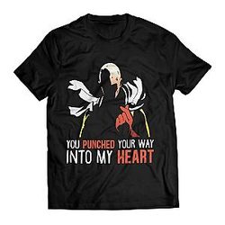 One Punch Man T-Shirts - You punched your way into my heart Unisex T-Shirt FDM0809