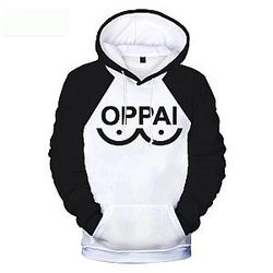 One Punch Man Hoodie - Anime  Oppai Edition