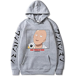 Saitama Anime Figur 3D Druck Cartoon One Punch Man Hoodies