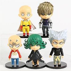One Punch Man Figures - Lot of 5 one punch man figures SA3105