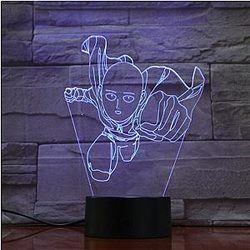 One Punch Man 3D Lamps -  Super Saitama 3D LED Lamp SA3105