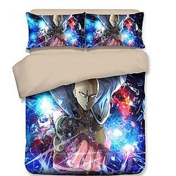 One Punch Man Duvet Cover -   Saitama Power Duvet Cover SA3105