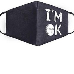 One Punch Man Face Masks -   Anti-Covid Mask Saitama i'm ok SA3105