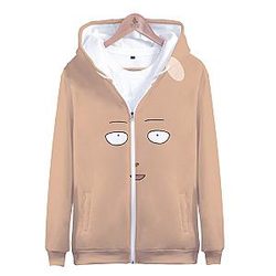 One Punch Man Giacca - 3D Stampato Moda Trendy Inverno One Punch Man Giacche