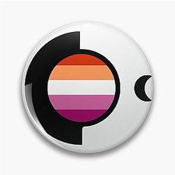 Lesbian OneUS Logo Pin