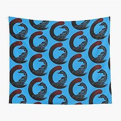 Oneus Blood Moon Logo Tapestry