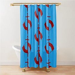 ONEUS Lived Logo Shower Curtain