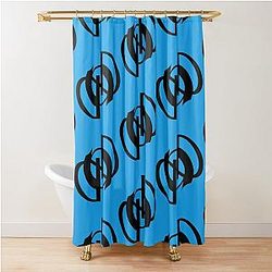 ONEUS DEVIL LOGO - Black Shower Curtain