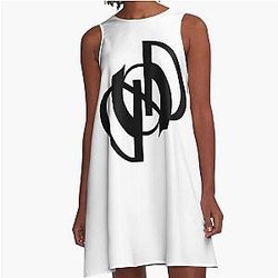 ONEUS DEVIL LOGO A-Line Dress black version