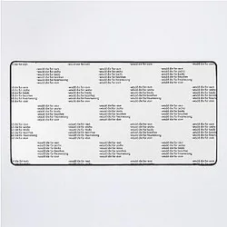 Would Die For One Us Desk Mat