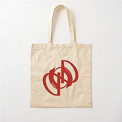 ONEUS DEVIL LOGO Red Cotton Tote Bag