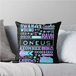 ONEUS Collage Throw Pillow