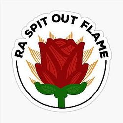 Ra Spits Flame Ravn ONEUS Sticker