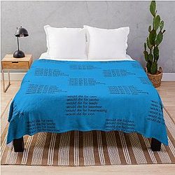 Would I Die for OneUS Throw Blanket